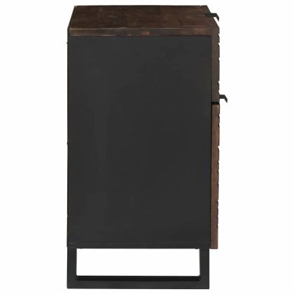 Нощен шкаф Орех 50 x 33 x 60 см Масивна акациева дървесина