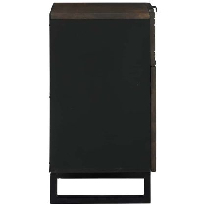 Нощен шкаф Орех 50 x 33 x 60 см Масивна акациева дървесина