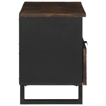 ТВ Единици с чекмедже Орех 80 x 33 x 46 см Инженерно дърво