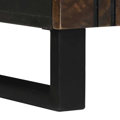 Шкаф за мивка в баня Орех 38 x 33,5 x 58 см Инженерно дърво