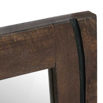 Огледало за баня Монтиране на стена Кафяво 70 x 50 x 2,5 см