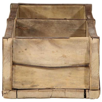 Поднос 4 pcs Кафяво 60,5 x 15 x 9 см Солидно възстановено дърво