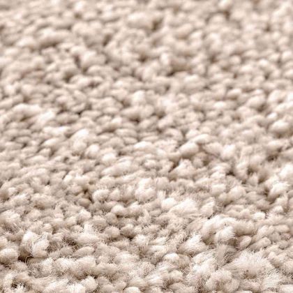 Антихлъзгащ shaggy килим Крем 120 x 120 cm ПП