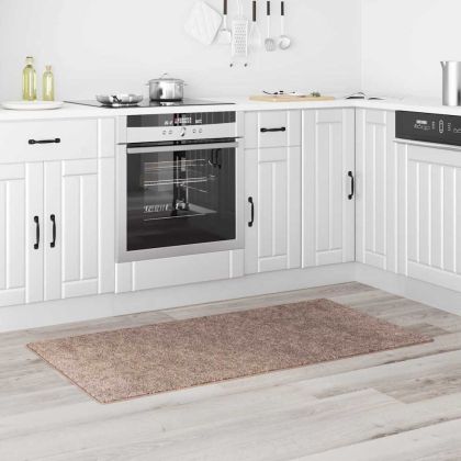 Антихлъзгащ shaggy килим Кафяво 80 x 150 cm ПП