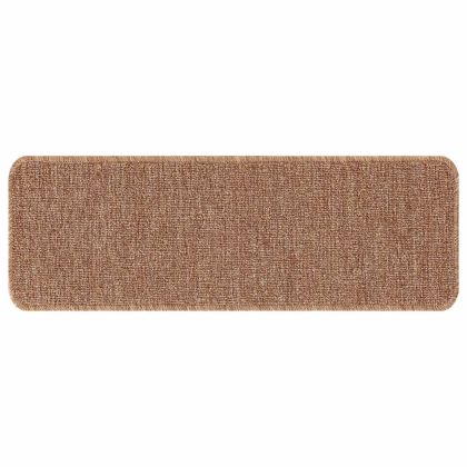 Килимчета против подхлъзване за стълби 15 pcs Жълто 60 x 25 cm