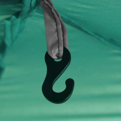 Палатка за басейн морско зелено 366 x 305 x 231 см Полиестер