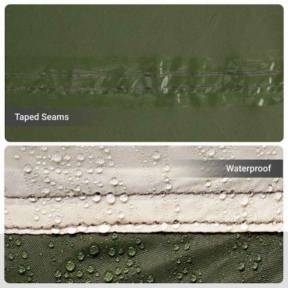 Риболовна палатка Маслиненозелен 514 x 465 x 187 см Полиестер