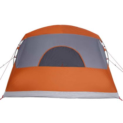 Каравани с покрив сиво и оранжево 576 x 325 x 213 см Полиестер
