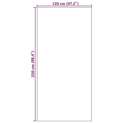 Мат за врата Друг Кафяв и черен 120 x 250 cm Полиамид и PVC