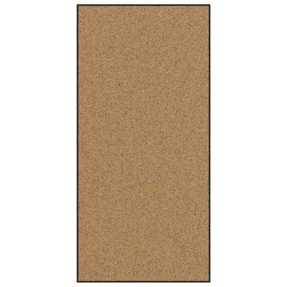 Мат за врата Друг Кремав и черен 120 x 250 cm Полиамид и PVC