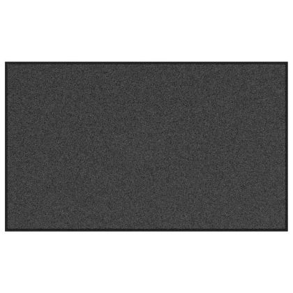 Мат за врата Антрацит и черен 90 x 150 cm Полипропилен и винил
