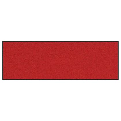 Мат за врата Червен и Черен 60 x 180 cm Полипропилен и винил