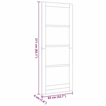 Вътрешна врата ORKDAL Кафяво 83 х 211 см Шперплат