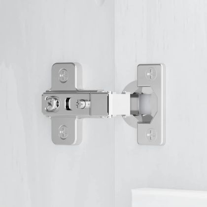 Служебен шкаф ASKIM Бяло 133.5 x 40 x 79 см Борово дърво масив