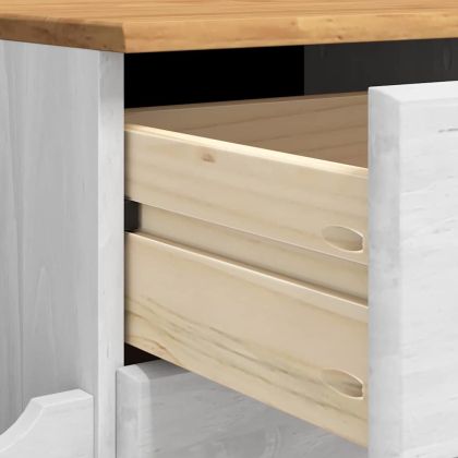 Лавка за съхранение на входа ASKIM Бяло 100 x 39 x 62 см