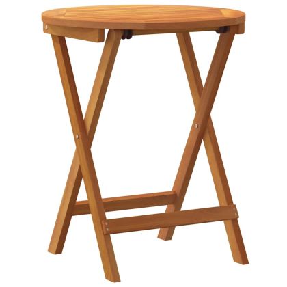 Сгъваема градинска маса Естествен 60 x 60 x 72 cm