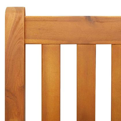 Люлееща се пейка за градина Кафяво 119 x 35 x 47 см