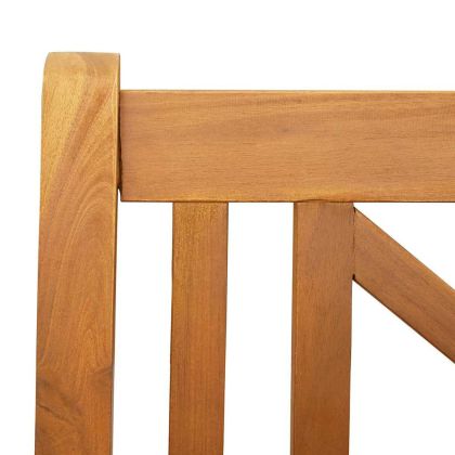 Люлееща се пейка за градина Кафяво 119 x 35 x 47 см