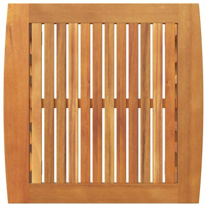 Странична маса Кафяво Масивна акациева дървесина