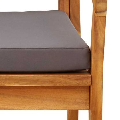 Градинска пейка Кафяво Масивна акациева дървесина