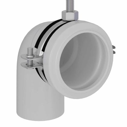 Стенна опора за баня Синьо 50 x 17.5 x 136 см Стомана