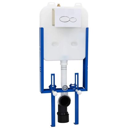 Монтажна рамка Бяло Стомана