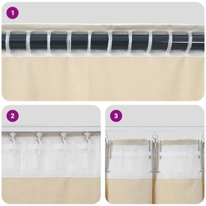 Затъмняващи завеси 2 pcs Светлосиво 140 x 225 cm Кадифе