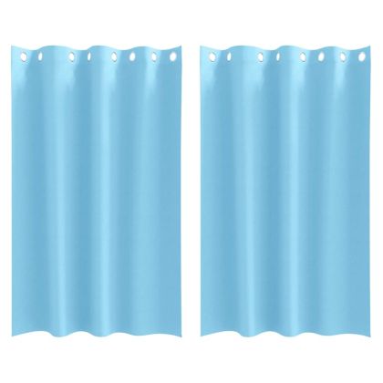 Завеси за затъмняване с пръстени 2 pcs Светло синьо