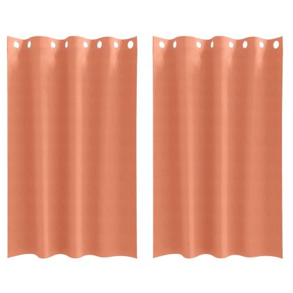 Завеси за затъмняване с пръстени 2 pcs Теракота 175 x 140 см
