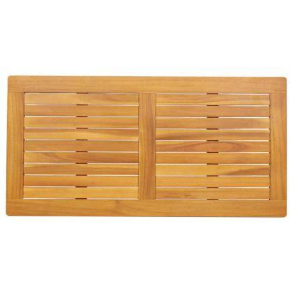 Топ за маса Кафяво 100 x 50 x 2 cm Акациево дърво масив