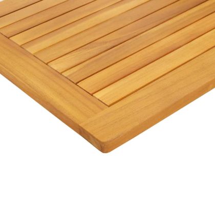 Топ за маса Кафяво 100 x 50 x 2 cm Акациево дърво масив