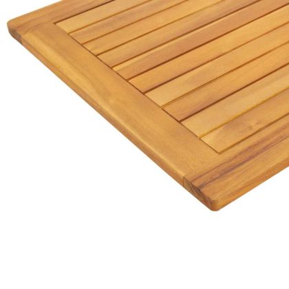 Топ за маса Кафяво 110 x 55 x 2 см Акациево дърво масив