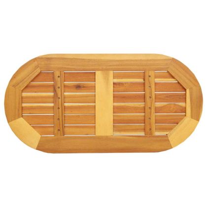 Топ за маса Кафяво 80 x 40 x 2 cm Акациево дърво масив