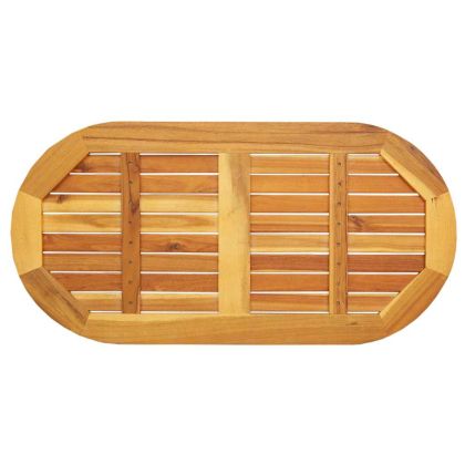 Топ за маса Кафяво 100 x 50 x 2 cm Акациево дърво масив