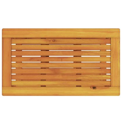 Масичка за кафе Кафяво 70 x 40 x 45 см Акациево дърво масив