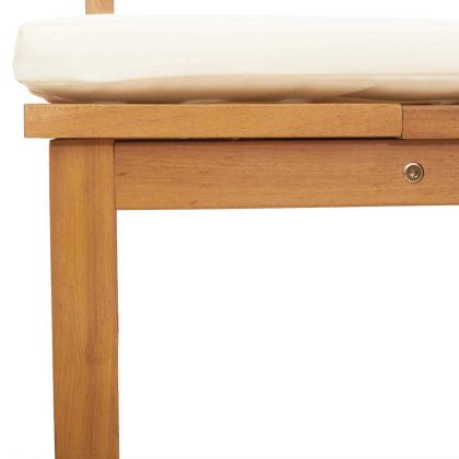 Шезлонг Кафяво 200 x 57 x 75 см Масивна акациева дървесина