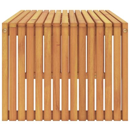 Масичка за кафе Кафяво 90 x 45 x 35 cm Акациево дърво масив