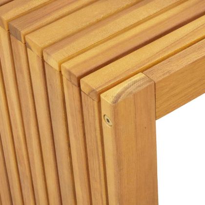 Масичка за кафе Кафяво 90 x 45 x 35 cm Акациево дърво масив