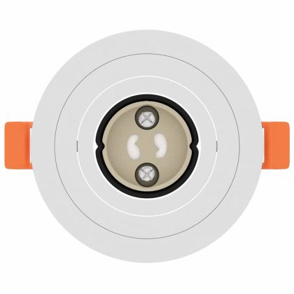 Спотлайтове с прожектори 24 pcs Бяло 9 x 9 x см Алуминий