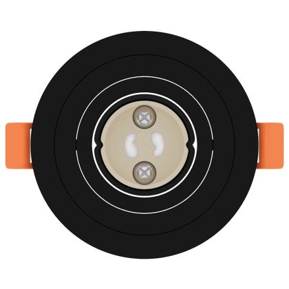 Спотлайтове с прожектори 6 pcs Черно 9 x 9 x см Алуминий