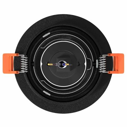 Спотлайтове с прожектори 24 pcs Черно 9 x 9 x см Алуминий