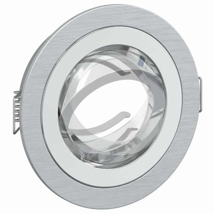 Спотлайтове с прожектори 24 pcs Сребрист 9 x 9 x см Алуминий