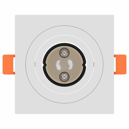 Спотлайтове с прожектори 24 pcs Бяло 9 x 9 x см Алуминий