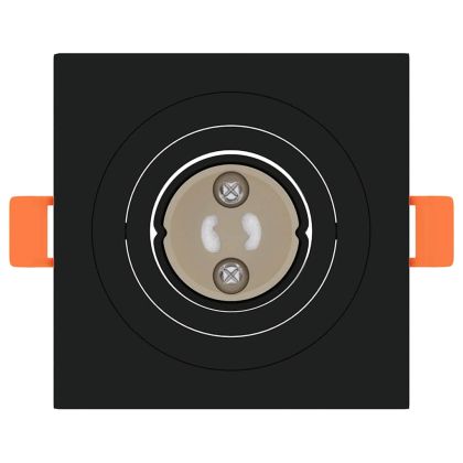 Спотлайтове с прожектори 12 pcs Черно 9 x 9 x см Алуминий