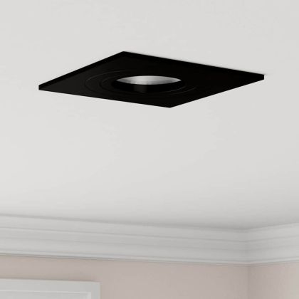 Спотлайтове с прожектори 24 pcs Черно 9 x 9 x см Алуминий