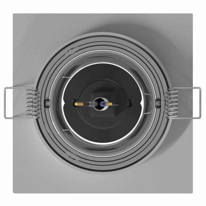 Спотлайтове с прожектори 6 pcs Сребрист 9 x 9 x см Алуминий