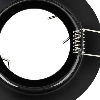 Спотлайтове с прожектори 6 pcs Черно 9 x 9 см Метал