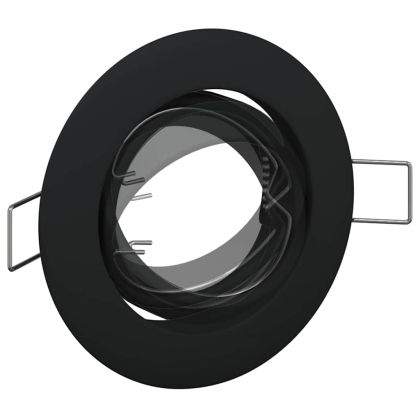 Спотлайтове с прожектори 24 pcs Черно 9 x 9 см Метал