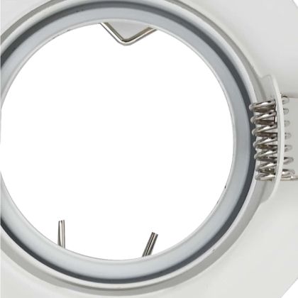 Спотлайтове с прожектори 6 pcs Бяло 9 x 9 см Метал