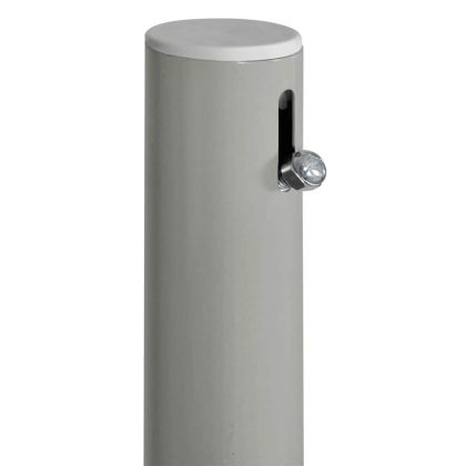 Прибираща се странична тента, 160х300 см, сива